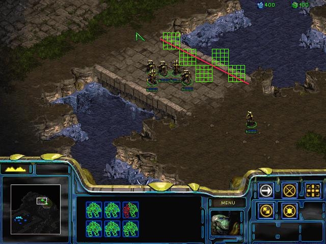 The StarCraft path-finding hack
